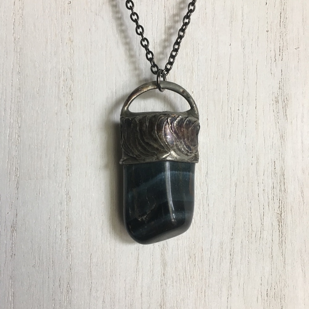 "Arie" Hawkseye Necklace